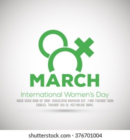International Women's Day - 8th Match - Vector Icon Element Design