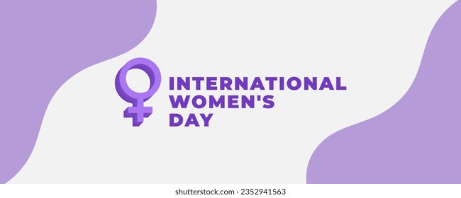 International Women's Day background, and copy space area. Suitable for use with themes related to women and love
