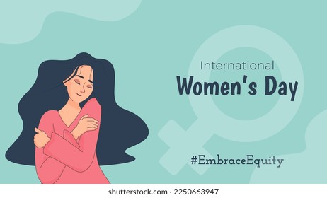 International women's day background.
#EmbraceEquity