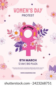 International Women's Day Background. Happy Women's Day celebration. March 8. Cartoon Vector illustration design for Poster, Banner, Flyer, Greeting, Card, Cover, Post, Invitation. happy women day.