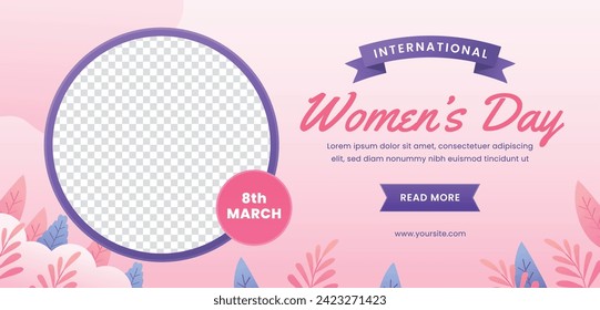 International Women's Day Background. Happy Women's Day celebration. March 8. Cartoon Vector illustration design for Poster, Banner, Flyer, Greeting, Card, Cover, Post, Invitation. happy women day.