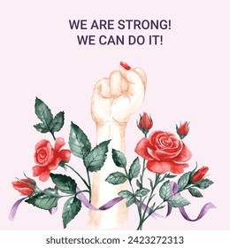 International Women's Day Background. Happy Women's Day celebration. March 8. Cartoon Vector illustration design for Poster, Banner, Flyer, Greeting, Card, Cover, Post, Invitation. happy women day.