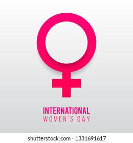 international women's day background poster with text, banner for advertising, Woman’s Day greeting calligraphy design in pink colors. template for banner, flyer, greeting cards. eps10 vector.