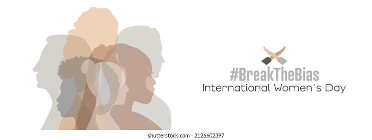 International Women's Day banner. #BreakTheBias