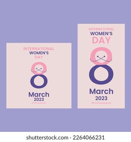 International women's day banner design