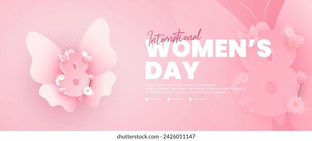 International women's day banner design