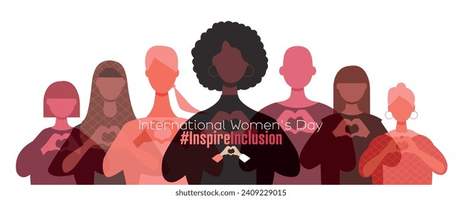 International Women's Day banner. #InspireInclusion