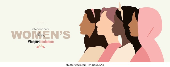 International Women's Day banner. #InspireInclusion