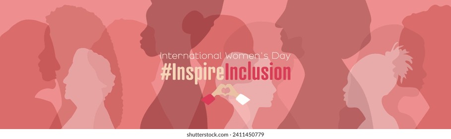 International Women's Day banner. #InspireInclusion