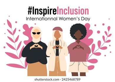 International Women's Day banner. #InspireInclusion