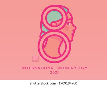 International Women's Day Banner Poster Women Day Eps Vector 