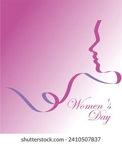 International Women's Day, Beauty background of a woman