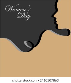 International Women's Day, Beauty background of a woman