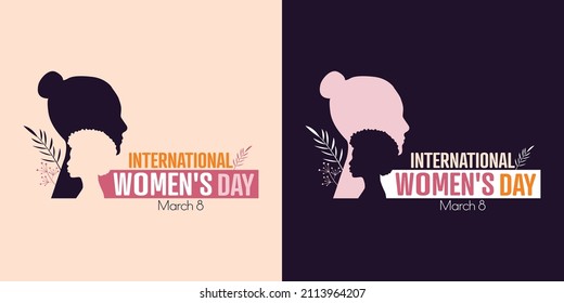 International Women's Day card set.