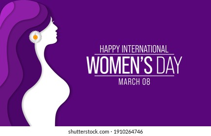 International Women's Day is celebrated  on the 8th of March annually around the world. It is a focal point in the movement for women's rights. Vector illustration design.