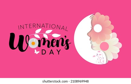 International Women's Day is celebrated on March 8th annually around the world. It is a focal point in the movement for women's rights. Vector illustration design.