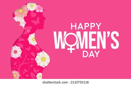 International Women's Day is celebrated on March 8th annually around the world. It is a focal point in the movement for women's rights. Vector illustration design.