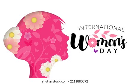 International Women's Day is celebrated on March 8th annually around the world. It is a focal point in the movement for women's rights. Vector illustration design.
