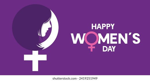 International Women's Day is celebrated on the 8th of March annually around the world. It is a focal point in the movement for women's rights. Vector illustration design.