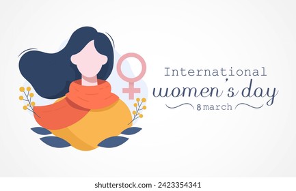 International Women's Day is celebrated  on the 8th of March annually around the world. It is a focal point in the movement for women's rights. Vector illustration design.