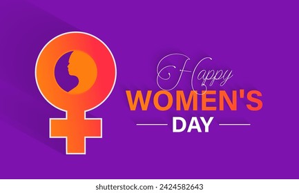 International Women's Day is celebrated on the 8th of March .Give equity a huge embrace. Banner poster, flyer and Banner, background design.