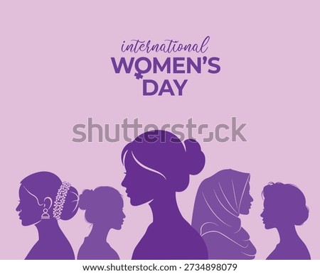 International Women's Day concept background. #GiveToGain Women Equality Day Concept.