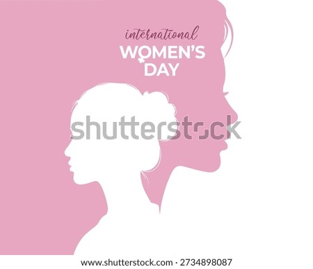 International Women's Day concept background. #GiveToGain Women Equality Day Concept.