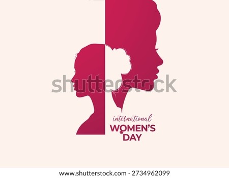 International Women's Day concept background. #GiveToGain Women Equality Day Concept.