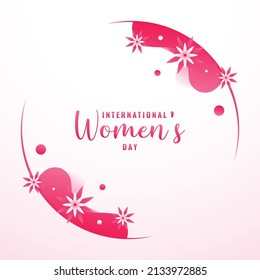 International Womens Day Design Background For Greeting Moment