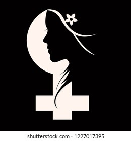 International Women's Day Design / Happy Women's Day celebrations concept / Happy Women's Day greeting card, gift card.
