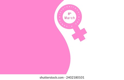 International Women's Day Design - Happy Women's Day celebrations concept template for greeting card ,advertising, banners, leaflets, flyer or website
