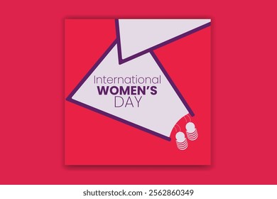 International women's day design and template 