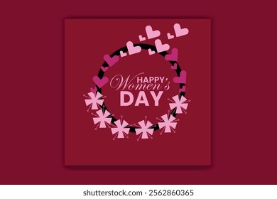 International women's day design and template 