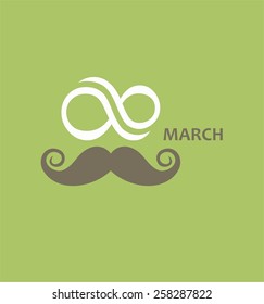 International Women's Day. Drawing vector