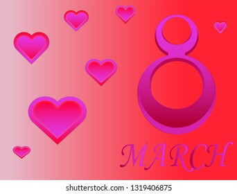 International women`s day -eighth March