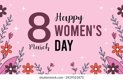 international women's day flat illustration vector