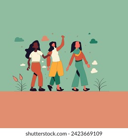  international women's day flat vector illustration