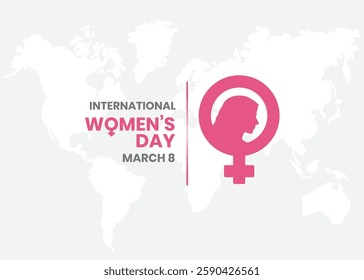 International Women's day, freedom poster, women's symbols 