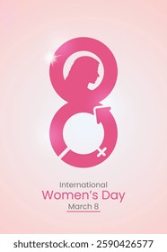 International Women's day, freedom poster, women's symbols 