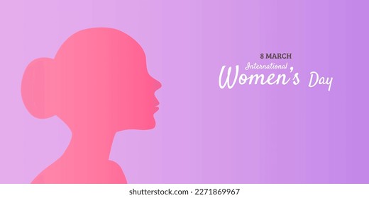 International women's day. Greeting card for Happy Womens Day. Vector illustration