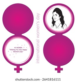International Women's Day, Happy International Women's Day background design. Women's Day banner design vector. March 8, International Women's Day.