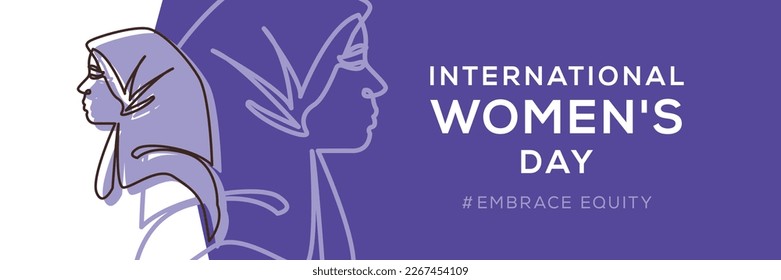 International Women's Day, held on 8 March, Embrace Equity.