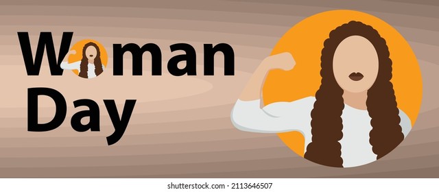 International Women's Day illustration. Modern flat cartoon women