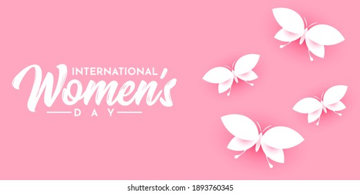 International women's day illustration template design