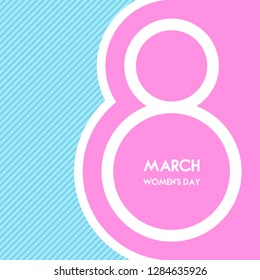 International women's day illustration. Women's day vector illustration.