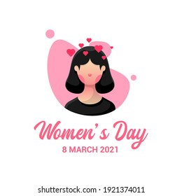 International Womens day illustration vector, good for illustration,icon,poster,banner,card or etc.