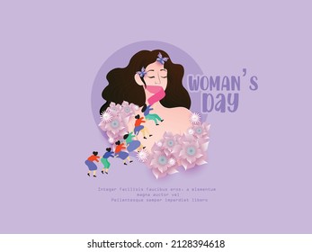  the International Women's Day  Invitations with the number 8 in the style 