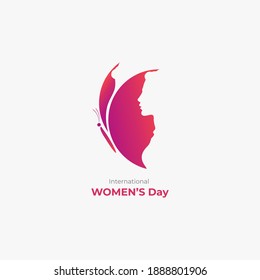 International womens day logo design