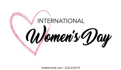 International Womens Day Logo Sign
