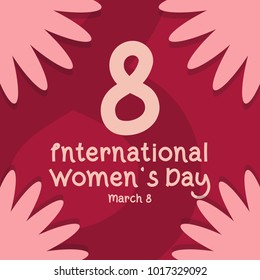 International Women's Day Logo Vector Template Design